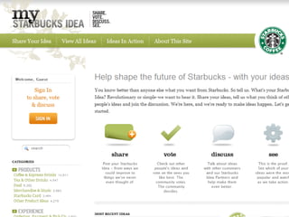 Starbucks vraagt feedback 