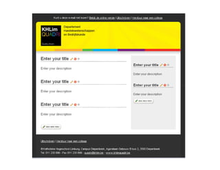 E-mailmarketing Basics