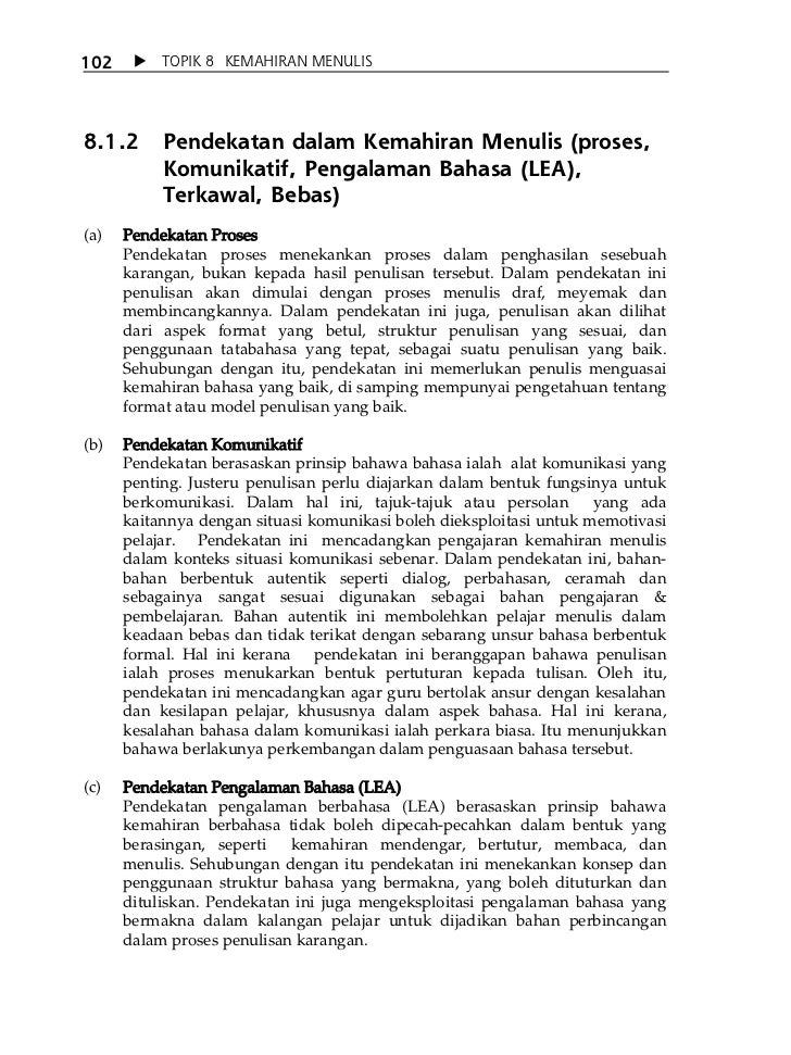 Kemahiran Menulis