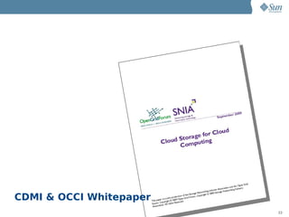 CDMI & OCCI Whitepaper
                         33
 