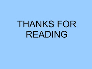 THANKS FOR READING 