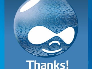 Drupal as a mashup machine/web 2.0 platform Google  Search, Maps, AdSense Yahoo YUI, Terms, Yahoo Search BOSS Facebook Facebook Connect, Drupal for Facebook Twitter 