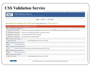 CSS Validation Service
 