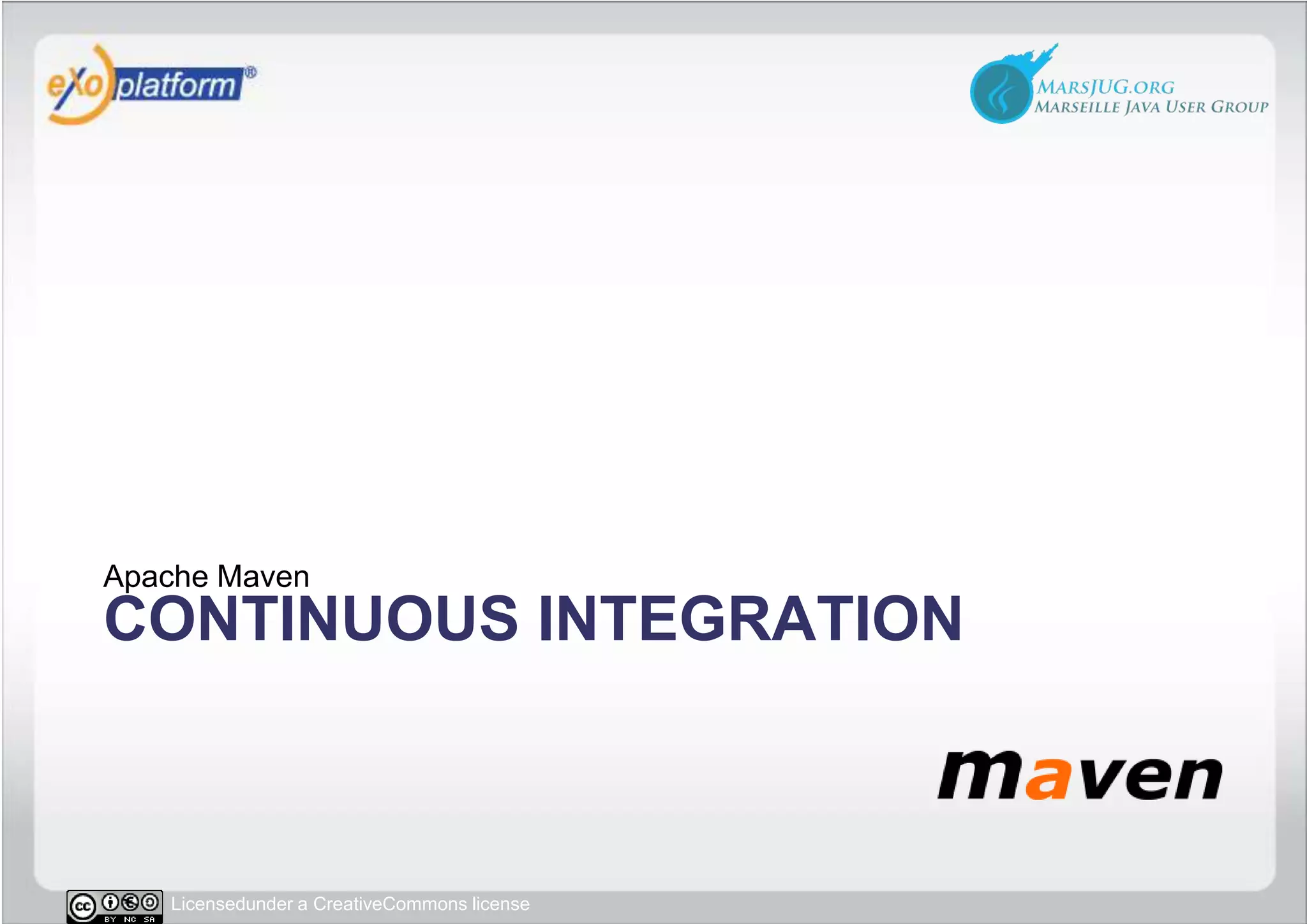 Continuous integrationApache Maven