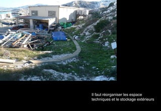 Gare  Saint Charles.   Il faut réorganiser les espace techniques et le stockage extérieurs 