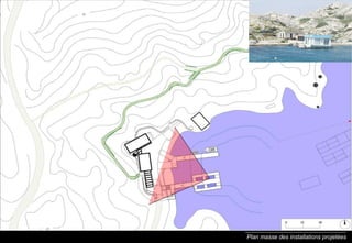Plan masse des installations projetées 
