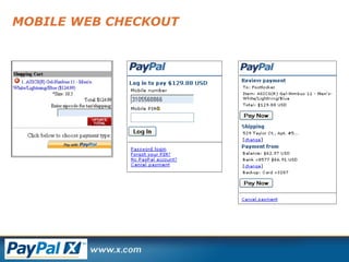 MOBILE WEB CHECKOUT 
