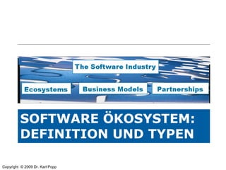 SOFTWARE ÖKOSYSTEM: DEFINITION UND TYPEN 