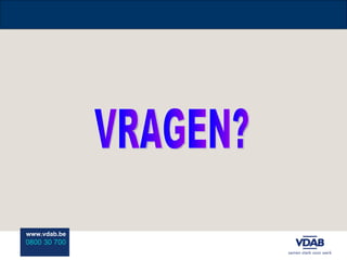 VRAGEN? 