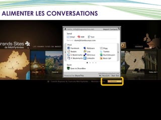 ALIMENTER LES CONVERSATIONS 