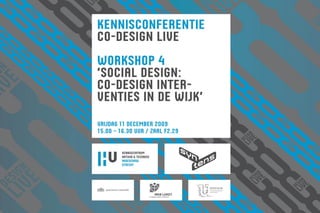 Workshop 4: Social Design