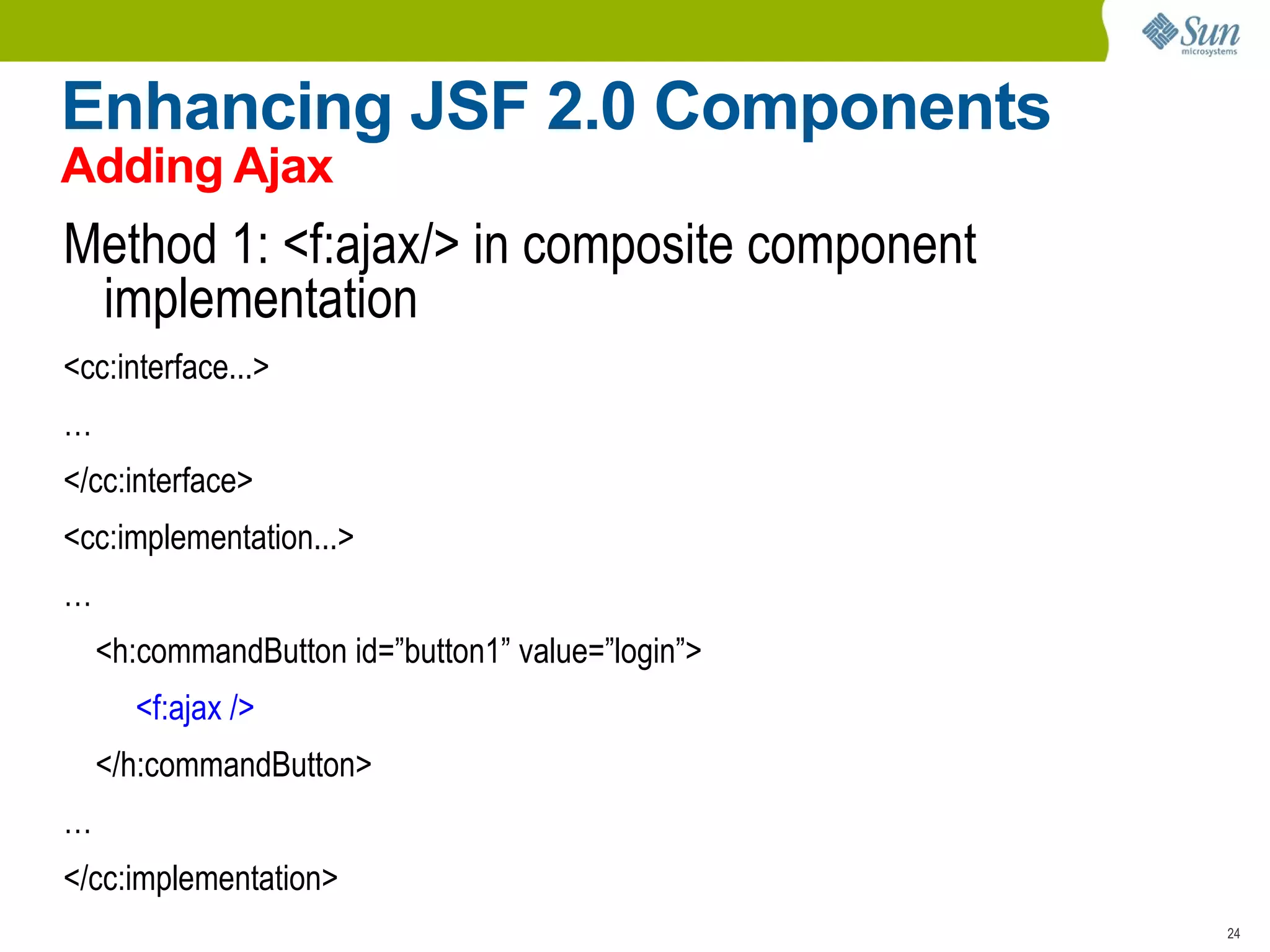 GET Request Support View Parameters Map incoming GET request parameter values to any EL bean/property 
