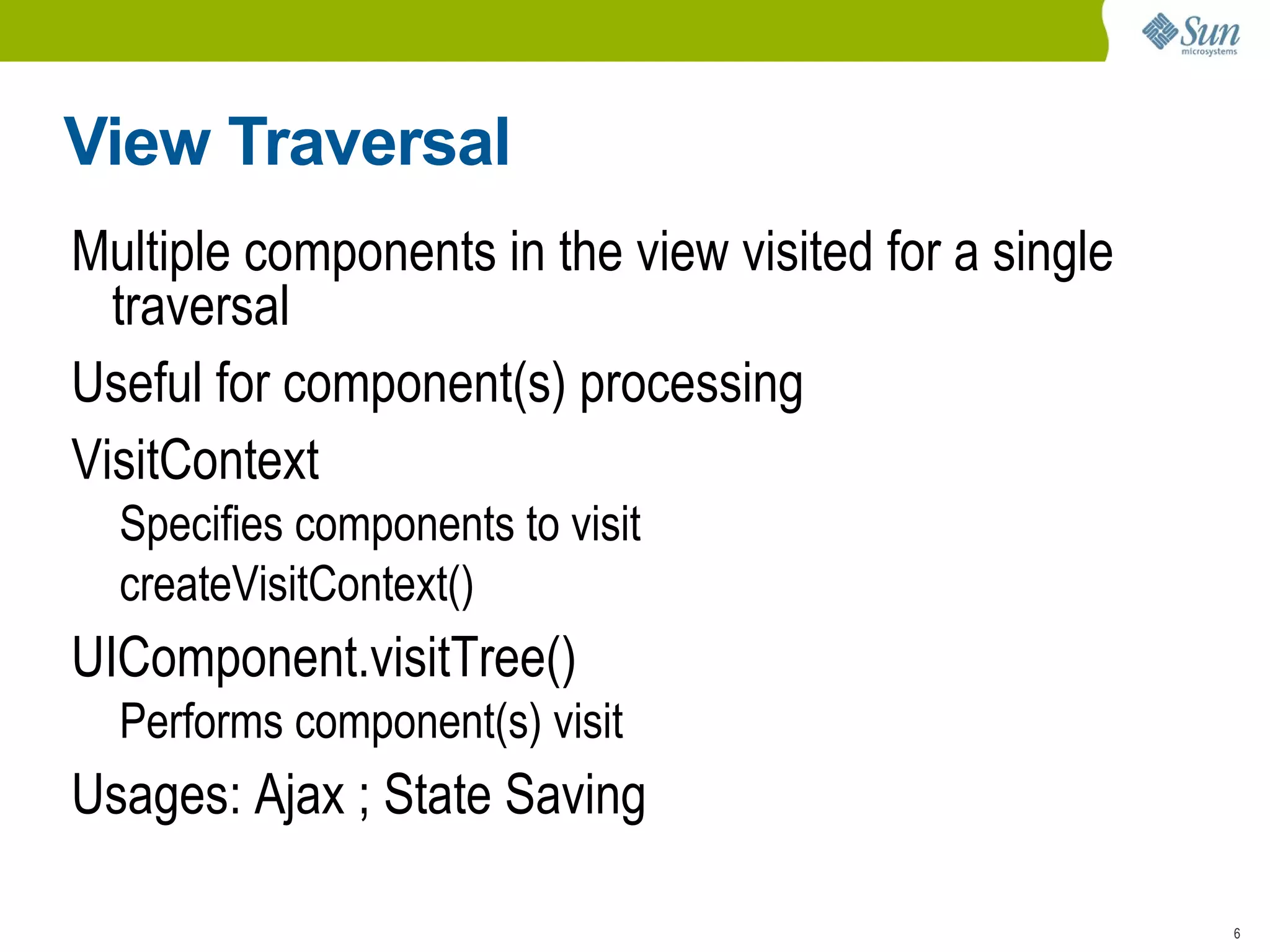 View: UIViewRoot.subscribeToEvent() 