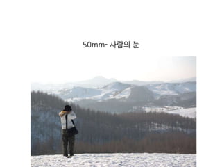 50mm- 사람의 눈