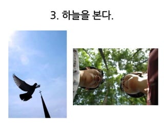 3. 하늘을 본다.