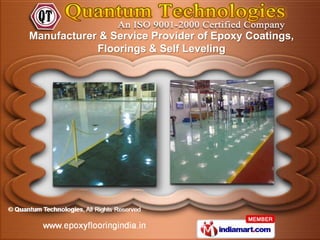 Manufacturer & Service Provider of Epoxy Coatings,
            Floorings & Self Leveling
 