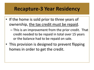 2009 Tax Credit Slideshow