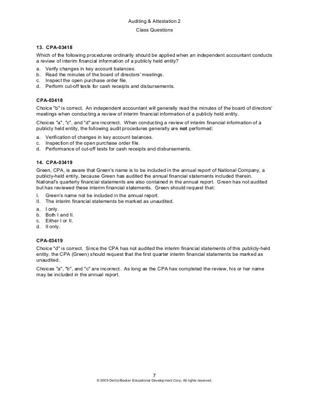 2009 A 2 Class Questions Preview