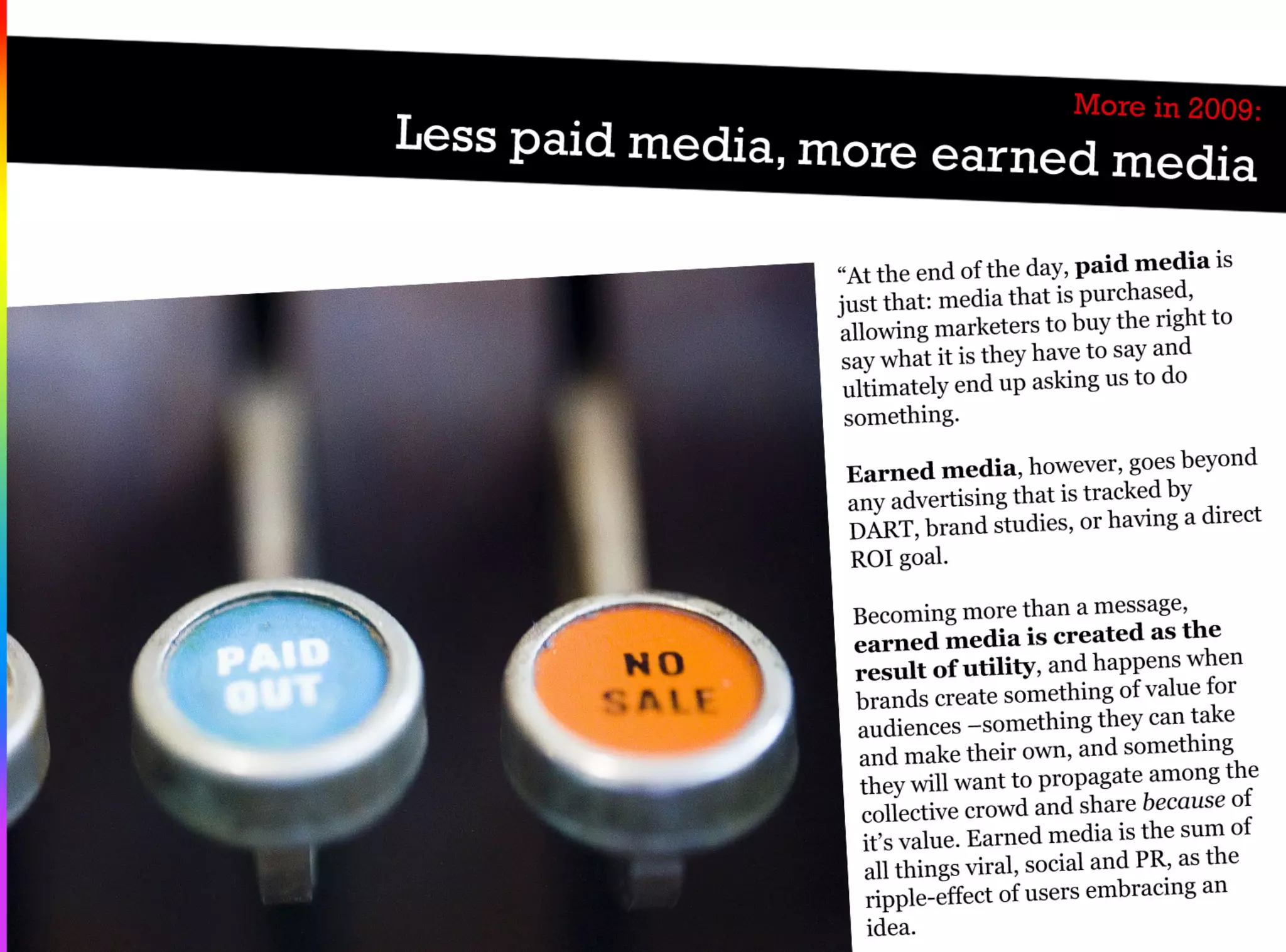 2009: A New Year In Digital