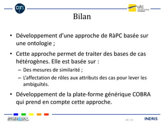 COBRA : Une plate-forme de RàPC basée sur des ontologies