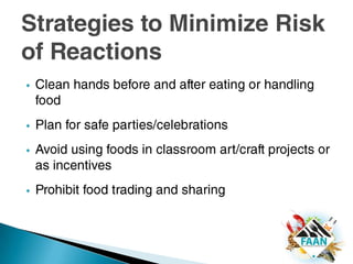 Individuals with food allergy plus asthma are at greatest risk for a serious reactionAnaphylaxis