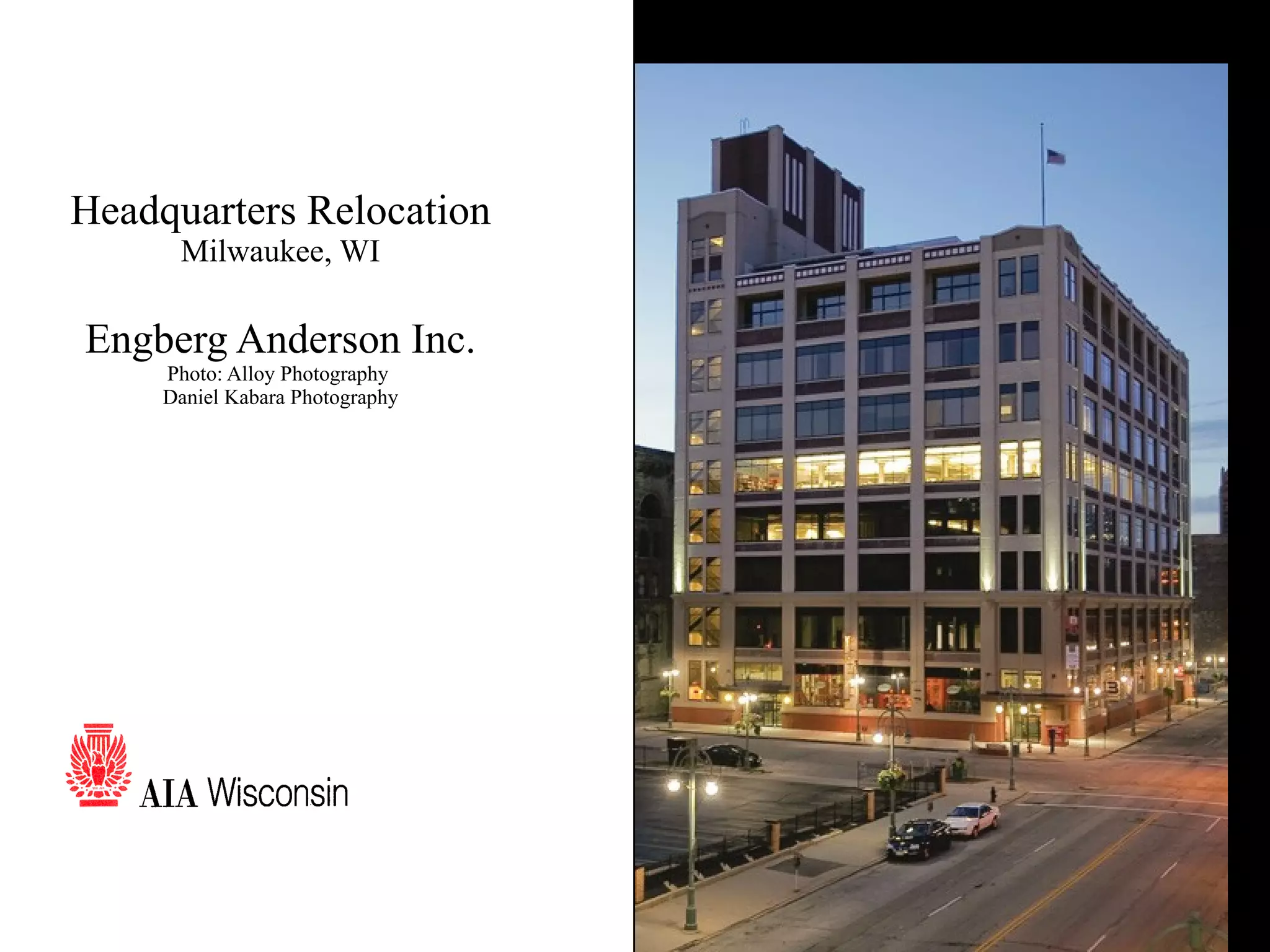 50 Headquarters Relocation Milwaukee, WI Engberg Anderson Inc. Photo: Alloy Photography  Daniel Kabara Photography 