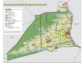 Recommended Growth Management Framework
 