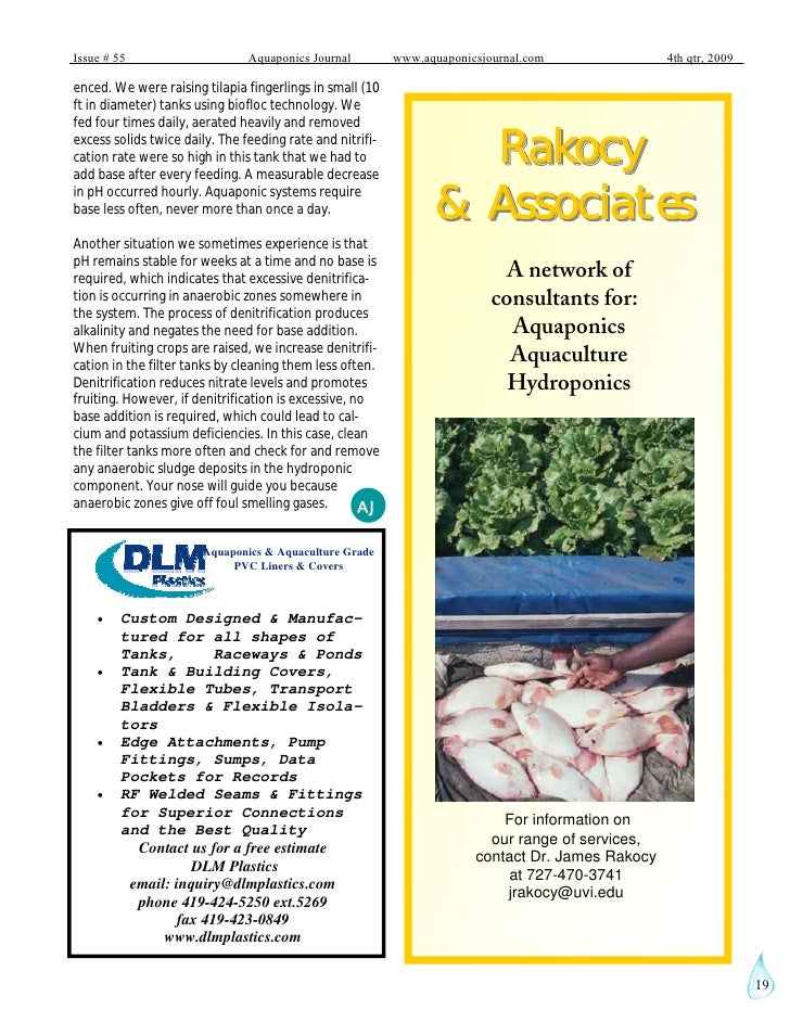 2009 aquaponics journal