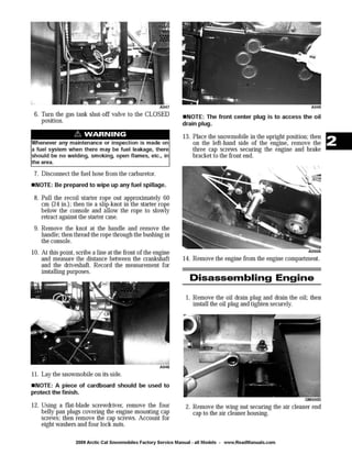 Genuine OEM Arctic Cat MANUAL,2009 SNOW OPERATOR(E) Part # 2258-236