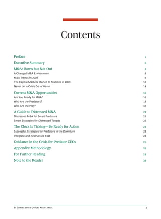 2009 BCG Report (M&A) | PDF