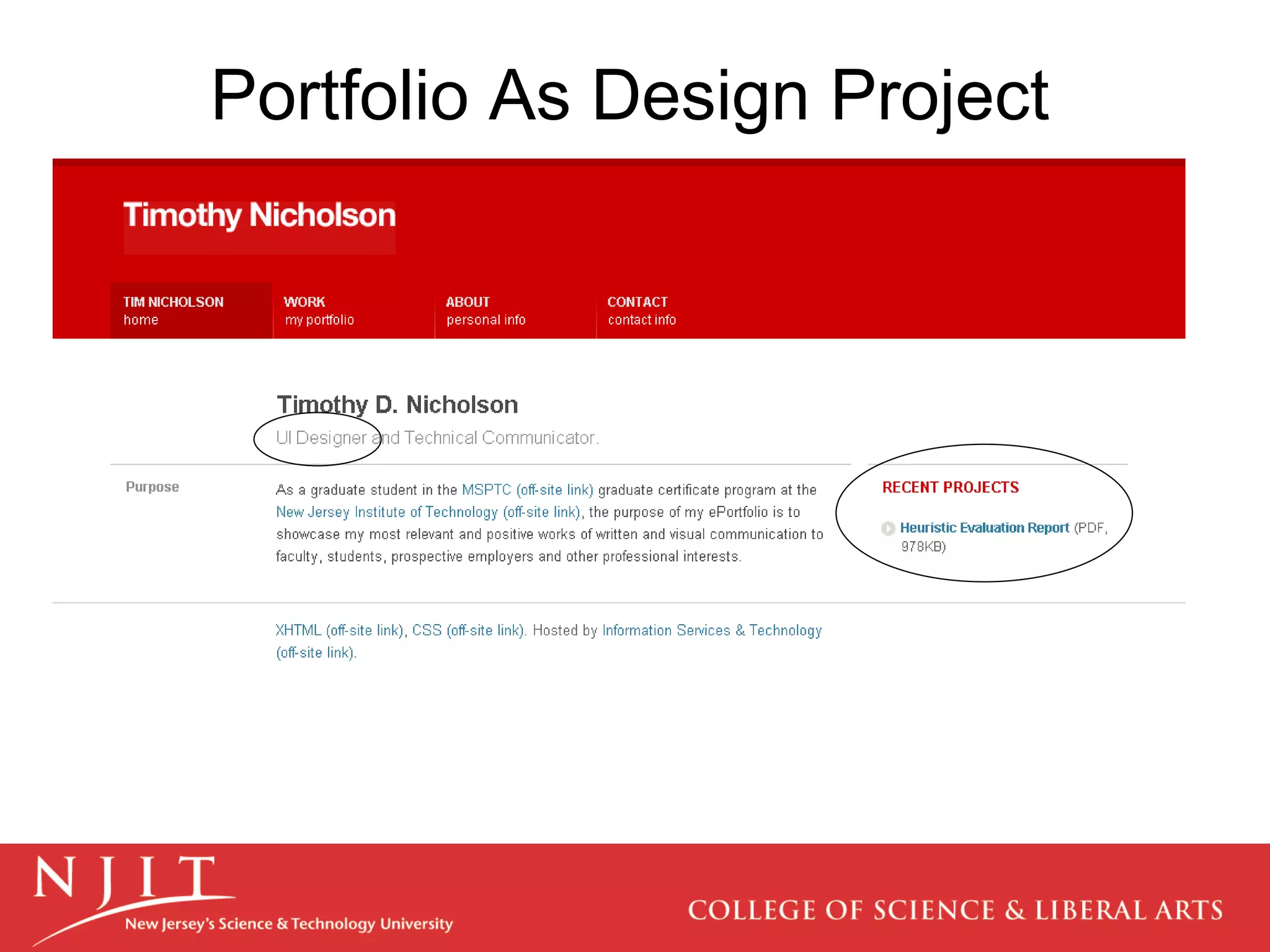 Portfolio As Design Project 