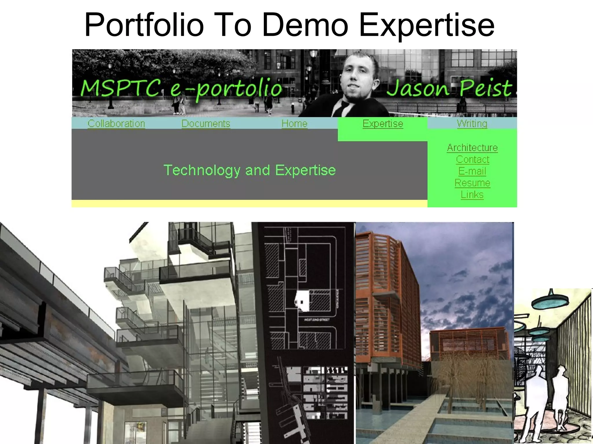 Portfolio To Demo Expertise  
