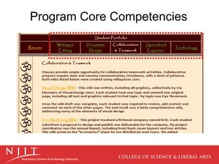 Program Core Competencies 