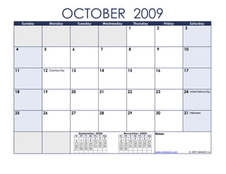 2009 Calendar 275 | PPT