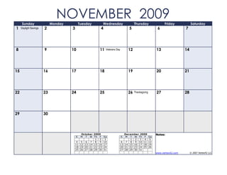 2009 Calendar 275 | PPT
