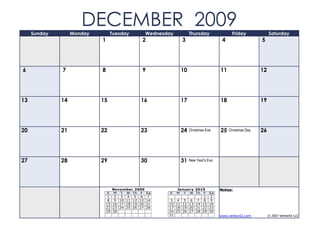 2009 Calendar 275 | PPT