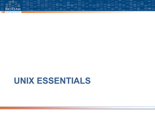 UNIX ESSENTIALS
 