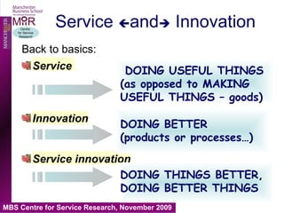 Service Innovation - an introduction | PPT