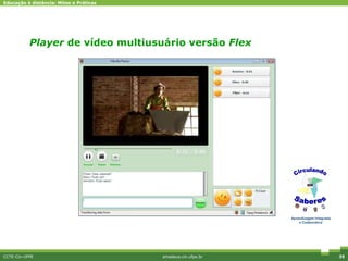 Player  de vídeo multiusuário versão  Flex CCTE-Cin-UFPE amadeus.cin.ufpe.br 