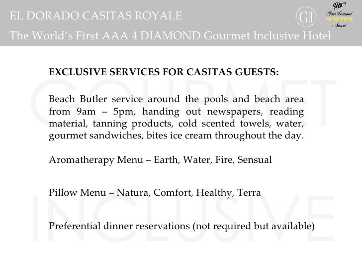 dinner menu for guests