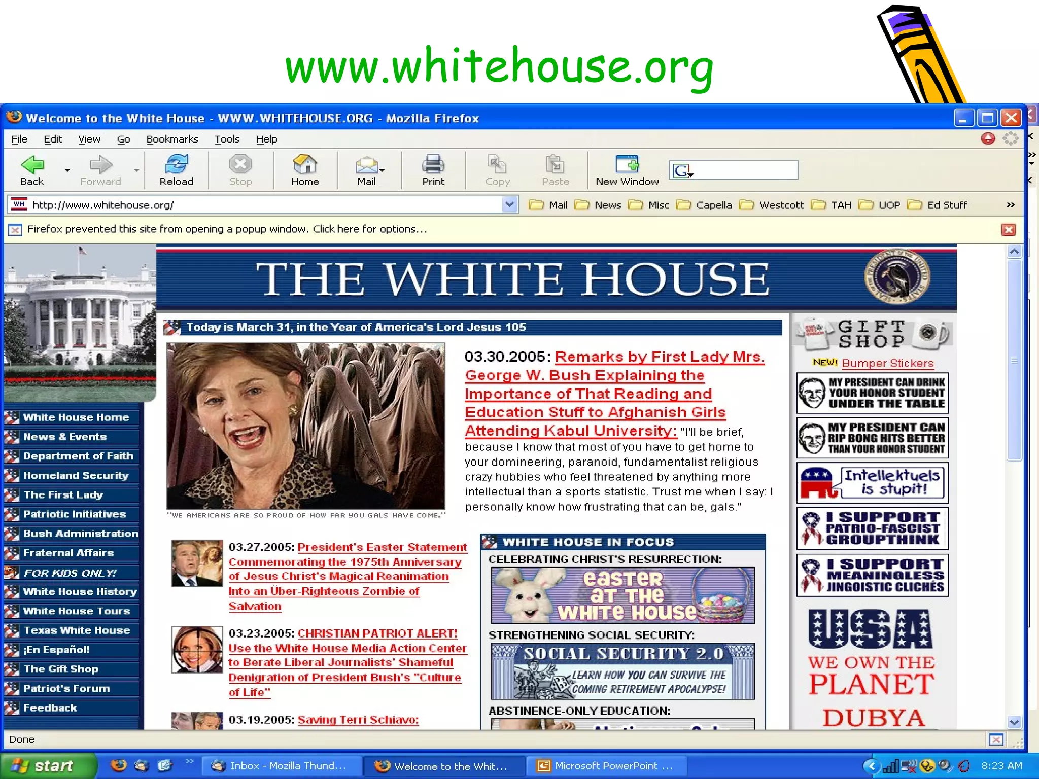 www.whitehouse.org   