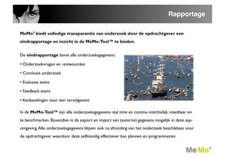 Event Tracker MeMo²