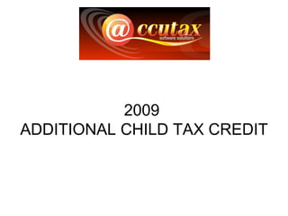 2009 Federal Tax Laws Updates