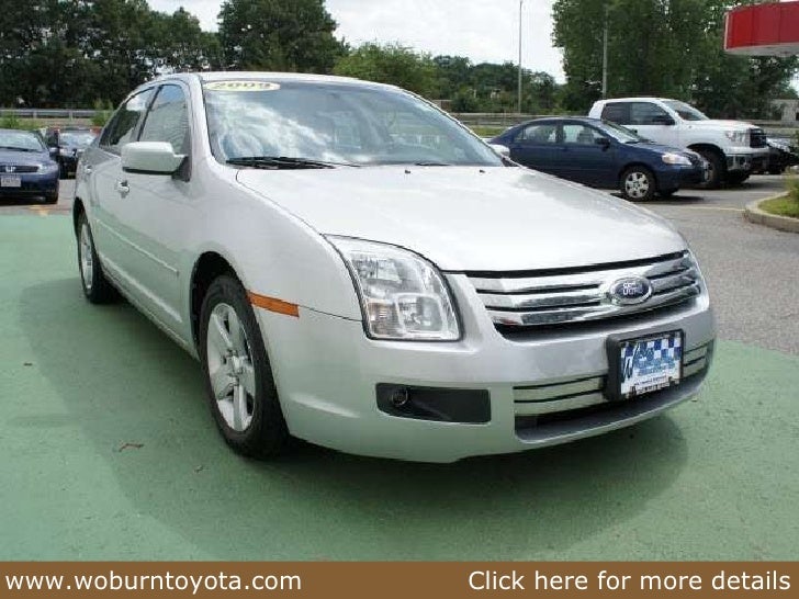 boston used 2009 ford fusion se 5 728