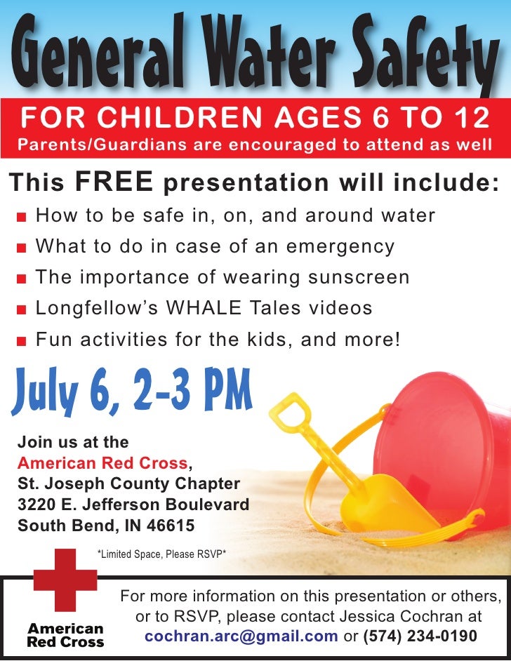 2009 general water safety flyer safety flyers for parents