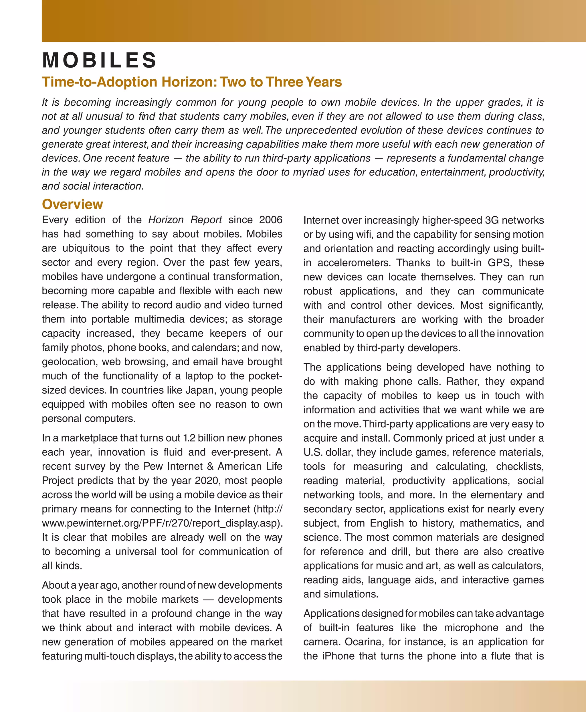 2009 Horizon Report K12