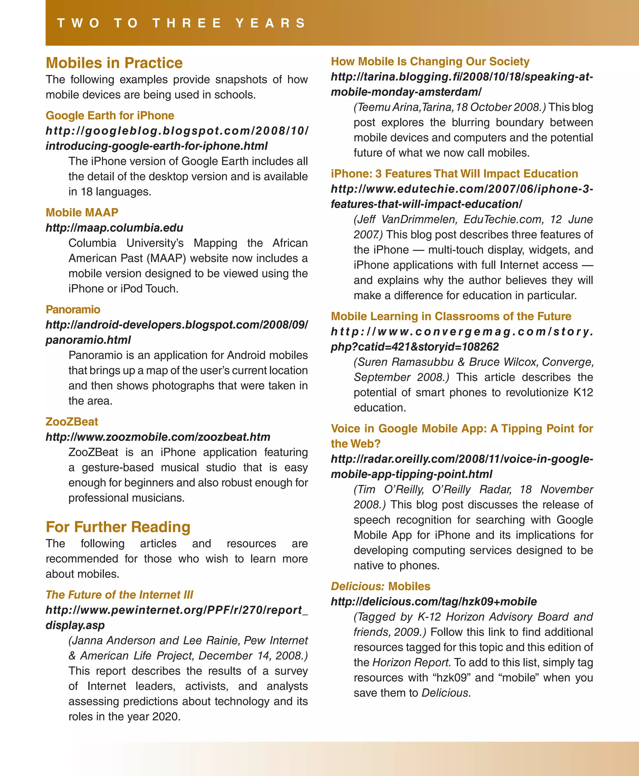 2009 Horizon Report K12