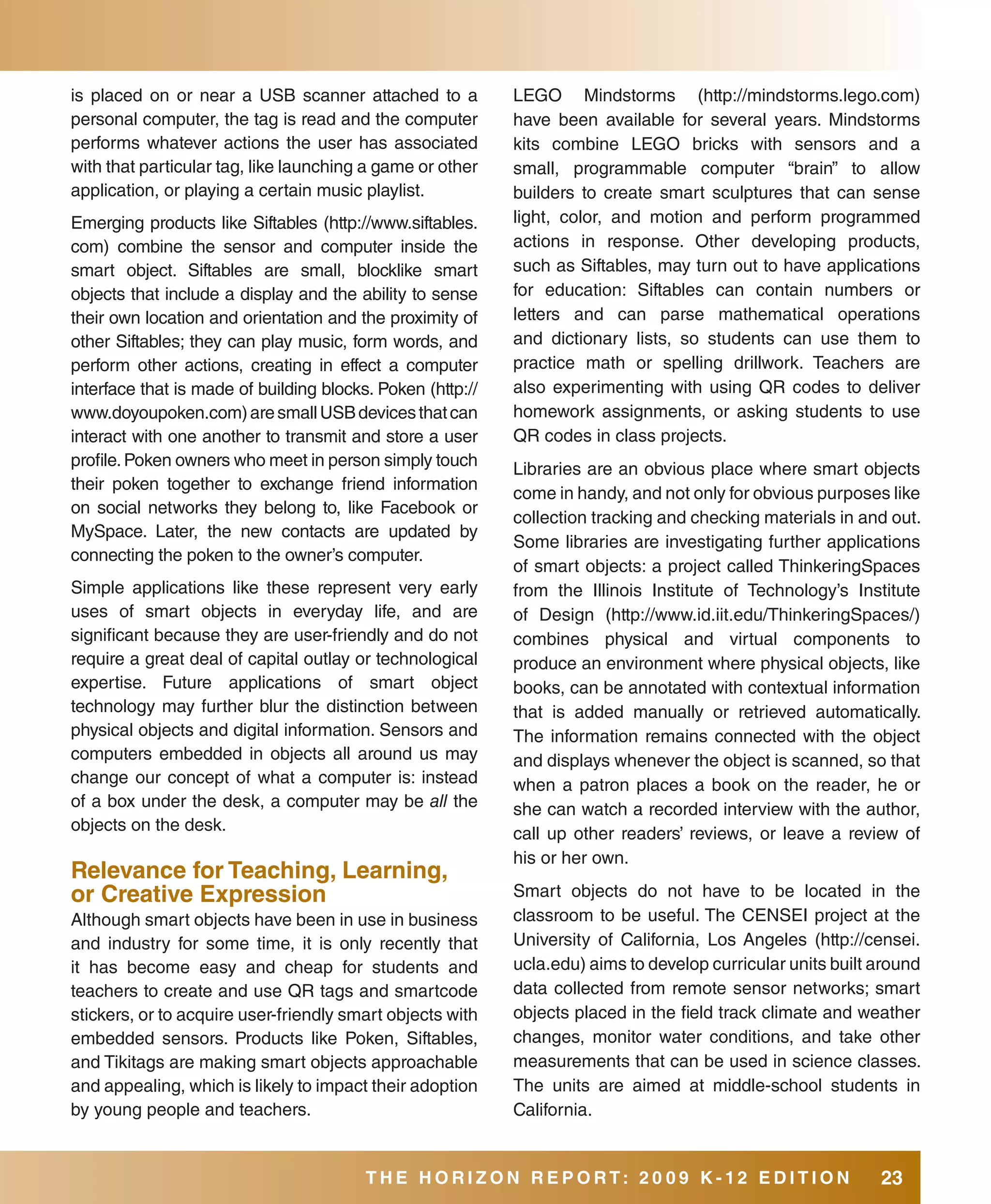 2009 Horizon Report K12