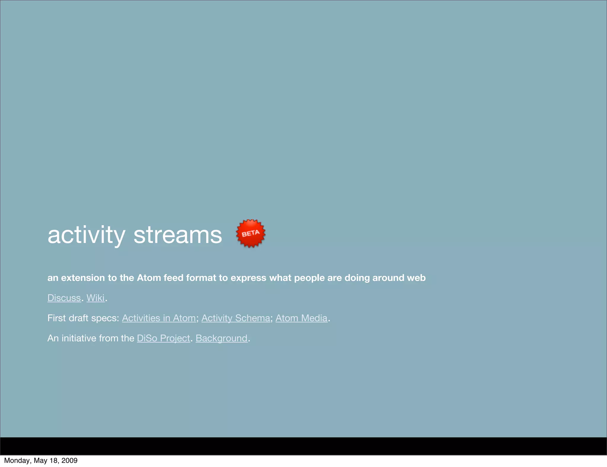 A Social Web Intro at the Internet Identity Workshop
