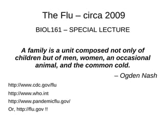 The Flu – circa 2009 ,[object Object]